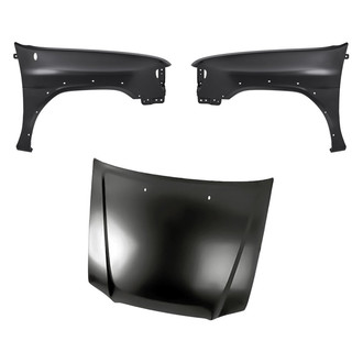 Replacement - 3-Piece (Hood Panel, Front Driver and Passenger Side Fender)