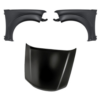 Replacement - 3-Piece (Hood Panel, Front Driver and Passenger Side Fender) (CAPA Certified)