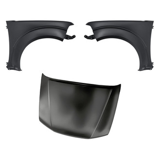 Replacement - 3-Piece (Hood Panel, Front Driver and Passenger Side Fender) (CAPA Certified)