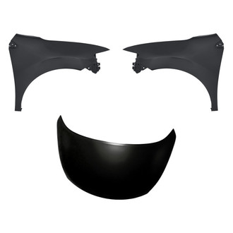 Replacement - 3-Piece (Hood Panel, Front Driver and Passenger Side Fender) (Standard Line)