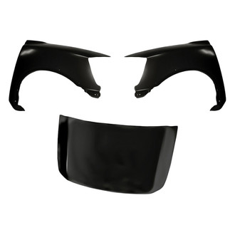 Replacement - 3-Piece (Hood Panel, Front Driver and Passenger Side Fender) (CAPA Certified)
