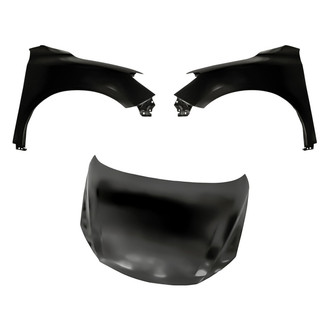 Replacement - 3-Piece (Hood Panel, Front Driver and Passenger Side Fender) (Standard Line)