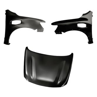 Replacement - 3-Piece (Hood Panel, Front Driver and Passenger Side Fender)