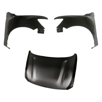 Replacement - 3-Piece (Hood Panel, Front Driver and Passenger Side Fender) (CAPA Certified)