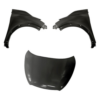 Replacement - 3-Piece (Hood Panel, Front Driver and Passenger Side Fender) (Standard Line)