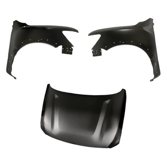 Replacement - 3-Piece (Hood Panel, Front Driver and Passenger Side Fender) (Standard Line)