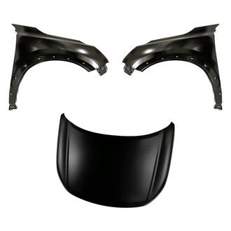 Replacement - 3-Piece (Hood Panel, Front Driver and Passenger Side Fender) (CAPA Certified)