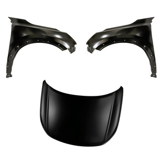 Replacement - 3-Piece (Hood Panel, Front Driver and Passenger Side Fender) (Standard Line)