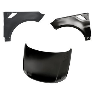 Replacement - 3-Piece (Hood Panel, Front Driver and Passenger Side Fender) (Standard Line)