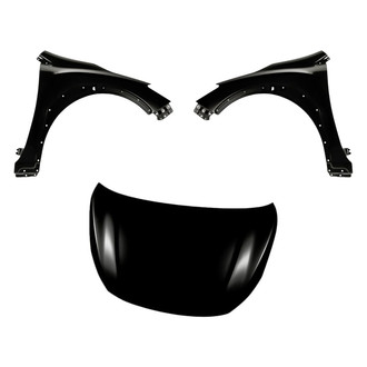 Replacement - 3-Piece (Hood Panel, Front Driver and Passenger Side Fender) (CAPA Certified)