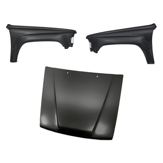 Replacement - 3-Piece (Hood Panel, Front Driver and Passenger Side Fender) (Standard Line)
