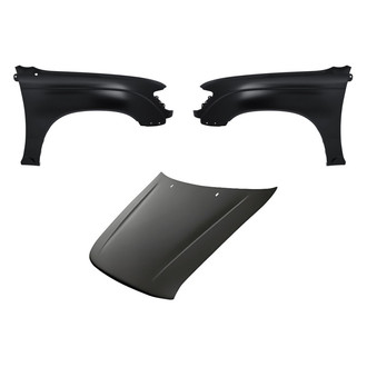 Replacement - 3-Piece (Hood Panel, Front Driver and Passenger Side Fender) (Standard Line)