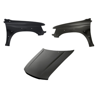 Replacement - 3-Piece (Hood Panel, Front Driver and Passenger Side Fender) (CAPA Certified)