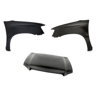Replacement - 3-Piece (Hood Panel, Front Driver and Passenger Side Fender) (Standard Line)