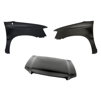 Replacement - 3-Piece (Hood Panel, Front Driver and Passenger Side Fender) (Standard Line)