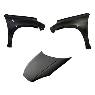 Replacement - 3-Piece (Hood Panel, Front Driver and Passenger Side Fender) (Standard Line)