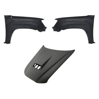 Replacement - 3-Piece (Hood Panel, Front Driver and Passenger Side Fender) (Standard Line)