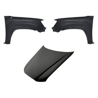 Replacement - 3-Piece (Hood Panel, Front Driver and Passenger Side Fender) (Standard Line)