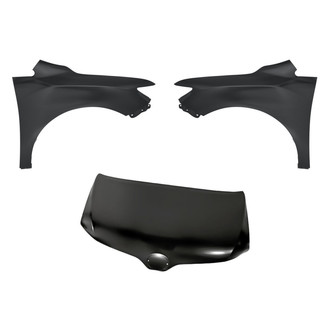 Replacement - 3-Piece (Hood Panel, Front Driver and Passenger Side Fender)