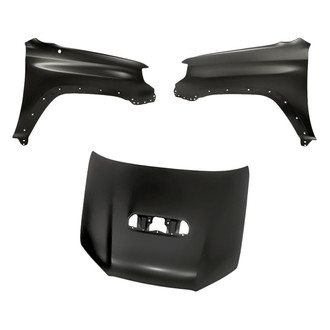 Replacement - 3-Piece (Hood Panel, Front Driver and Passenger Side Fender) (CAPA Certified)