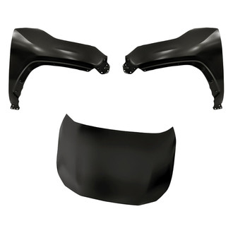 Replacement - 3-Piece (Hood Panel, Front Driver and Passenger Side Fender)