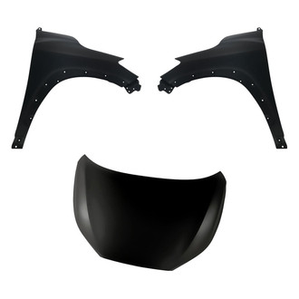 Replacement - 3-Piece (Hood Panel, Front Driver and Passenger Side Fender) (Standard Line)