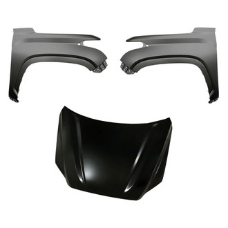 Replacement - 3-Piece (Hood Panel, Front Driver and Passenger Side Fender) (CAPA Certified)