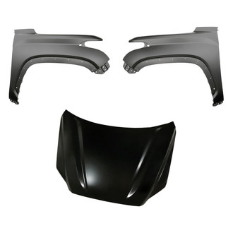 Replacement - 3-Piece (Hood Panel, Front Driver and Passenger Side Fender) (Standard Line)