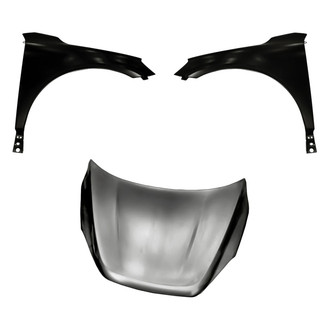 Replacement - 3-Piece (Hood Panel, Front Driver and Passenger Side Fender) (CAPA Certified)
