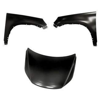 Replacement - 3-Piece (Hood Panel, Front Driver and Passenger Side Fender) (CAPA Certified)