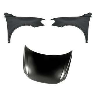 Replacement - 3-Piece (Hood Panel, Front Driver and Passenger Side Fender) (Standard Line)