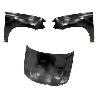 Replacement - 3-Piece (Hood Panel, Front Driver and Passenger Side Fender) (Standard Line)