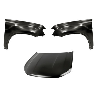 Replacement - 3-Piece (Hood Panel, Front Driver and Passenger Side Fender) (Standard Line)
