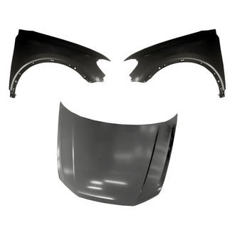 Replacement - 3-Piece (Hood Panel, Front Driver and Passenger Side Fender) (Standard Line)