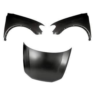 Replacement - 3-Piece (Hood Panel, Front Driver and Passenger Side Fender) (Standard Line)