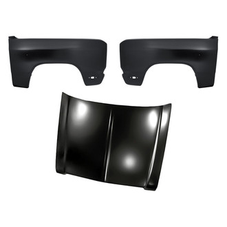 Replacement - 3-Piece (Hood Panel, Front Driver and Passenger Side Fender) (Standard Line)