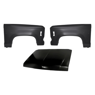 Replacement - 3-Piece (Hood Panel, Front Driver and Passenger Side Fender) (Standard Line)