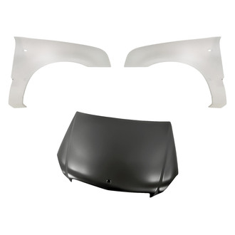 Replacement - 3-Piece (Hood Panel, Front Driver and Passenger Side Fender) (Standard Line)