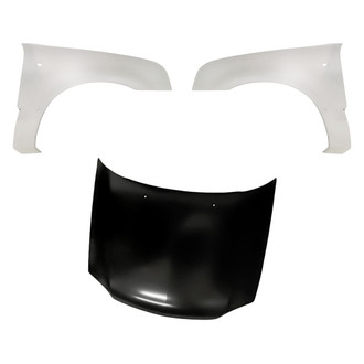Replacement - 3-Piece (Hood Panel, Front Driver and Passenger Side Fender) (Standard Line)