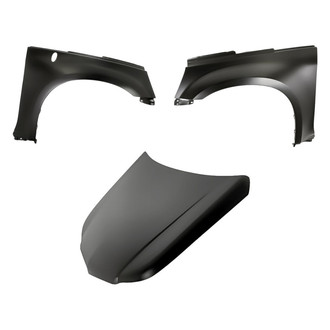 Replacement - 3-Piece (Hood Panel, Front Driver and Passenger Side Fender) (Standard Line)