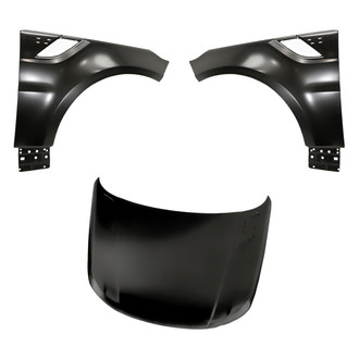 Replacement - 3-Piece (Hood Panel, Front Driver and Passenger Side Fender) (Standard Line)