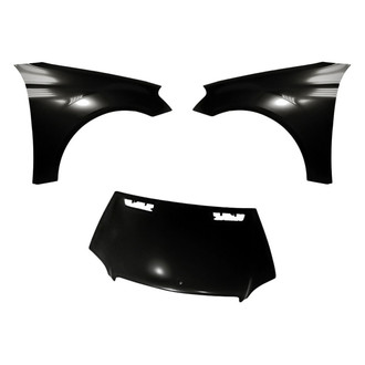 Replacement - 3-Piece (Hood Panel, Front Driver and Passenger Side Fender) (Standard Line)