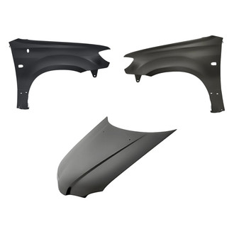 Replacement - 3-Piece (Hood Panel, Front Driver and Passenger Side Fender) (Standard Line)