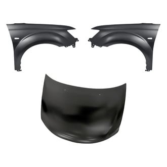 Replacement - 3-Piece (Hood Panel, Front Driver and Passenger Side Fender) (Standard Line)