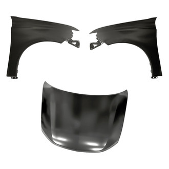 Replacement - 3-Piece (Hood Panel, Front Driver and Passenger Side Fender) (Standard Line)