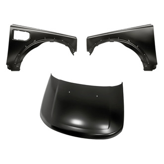 Replacement - 3-Piece (Hood Panel, Front Driver and Passenger Side Fender) (Standard Line)