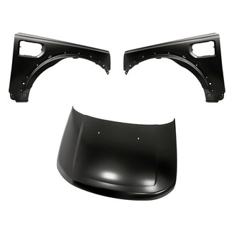 Replacement - 3-Piece (Hood Panel, Front Driver and Passenger Side Fender) (Standard Line)