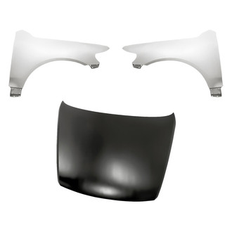 Replacement - 3-Piece (Hood Panel, Front Driver and Passenger Side Fender) (Standard Line)