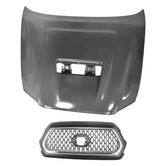 Replacement - 2-Piece (Hood Panel, Grille) (Standard Line)