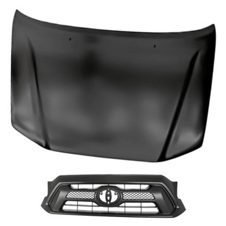 Replacement - 2-Piece (Hood Panel, Grille) (Standard Line)